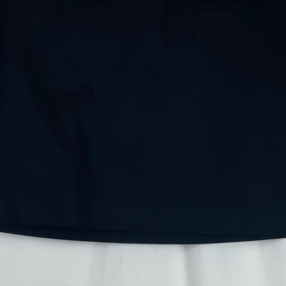 LOFT Textured Black Front Pockets Academia Prep Skirt NWOT Size 10 - Picture 3 of 11